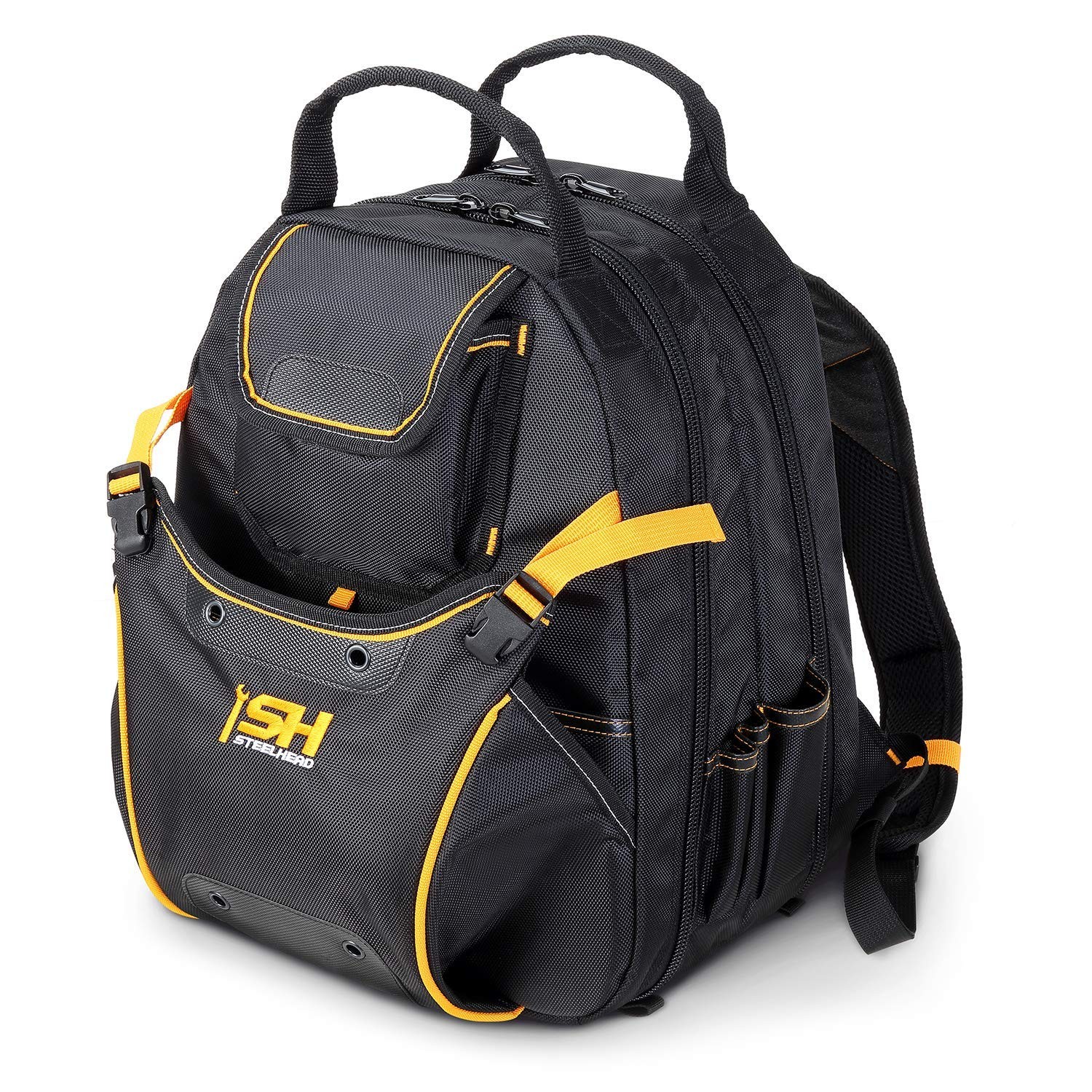 STEELHEAD 48-Pocket Heavy-Duty Tool Backpack, Padded Back Support, Reinforced Bo