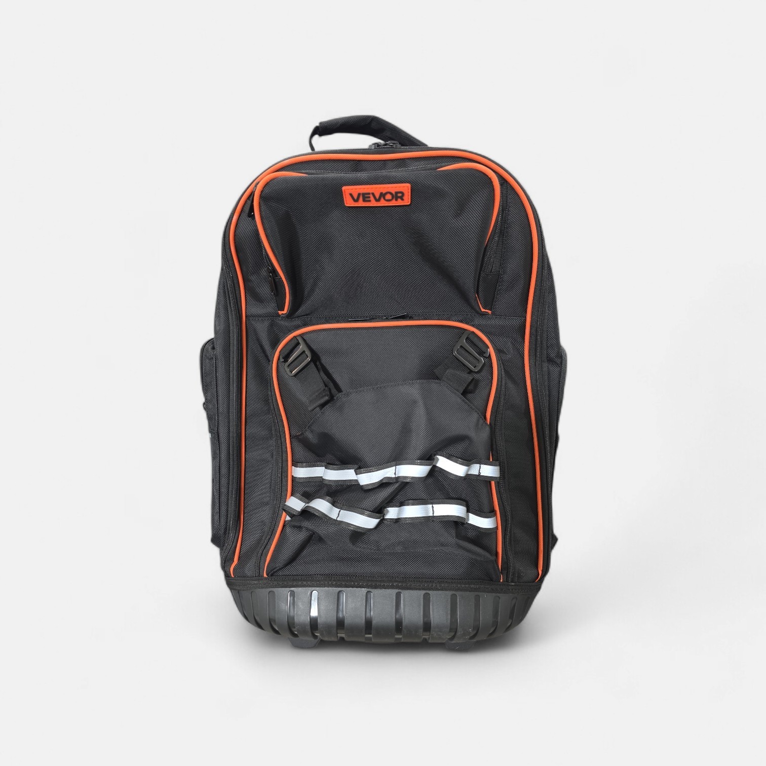 VEVOR Rolling Tool Backpack 72 Pockets Heavy Duty Roller Tool Bag on Wheels
