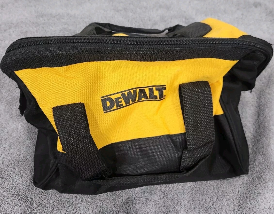 NEW DEWALT Heavy Duty Nylon Small Tool Bag Tote Bag 13″ x 8″ x 10″ #N381993