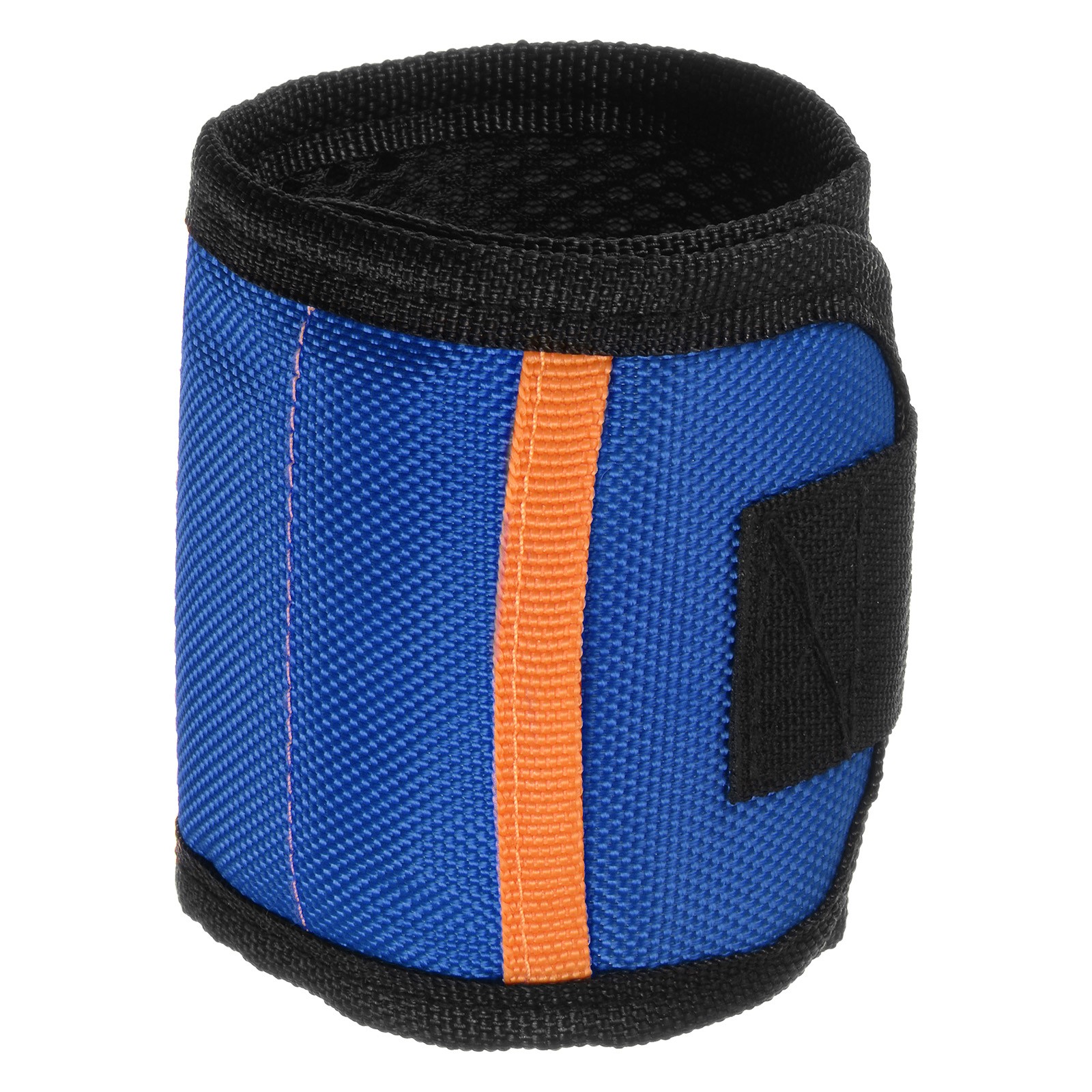 Magnetic Wristband for Screws 9 Magnets Nylon Wrist Band with Pockets Blue