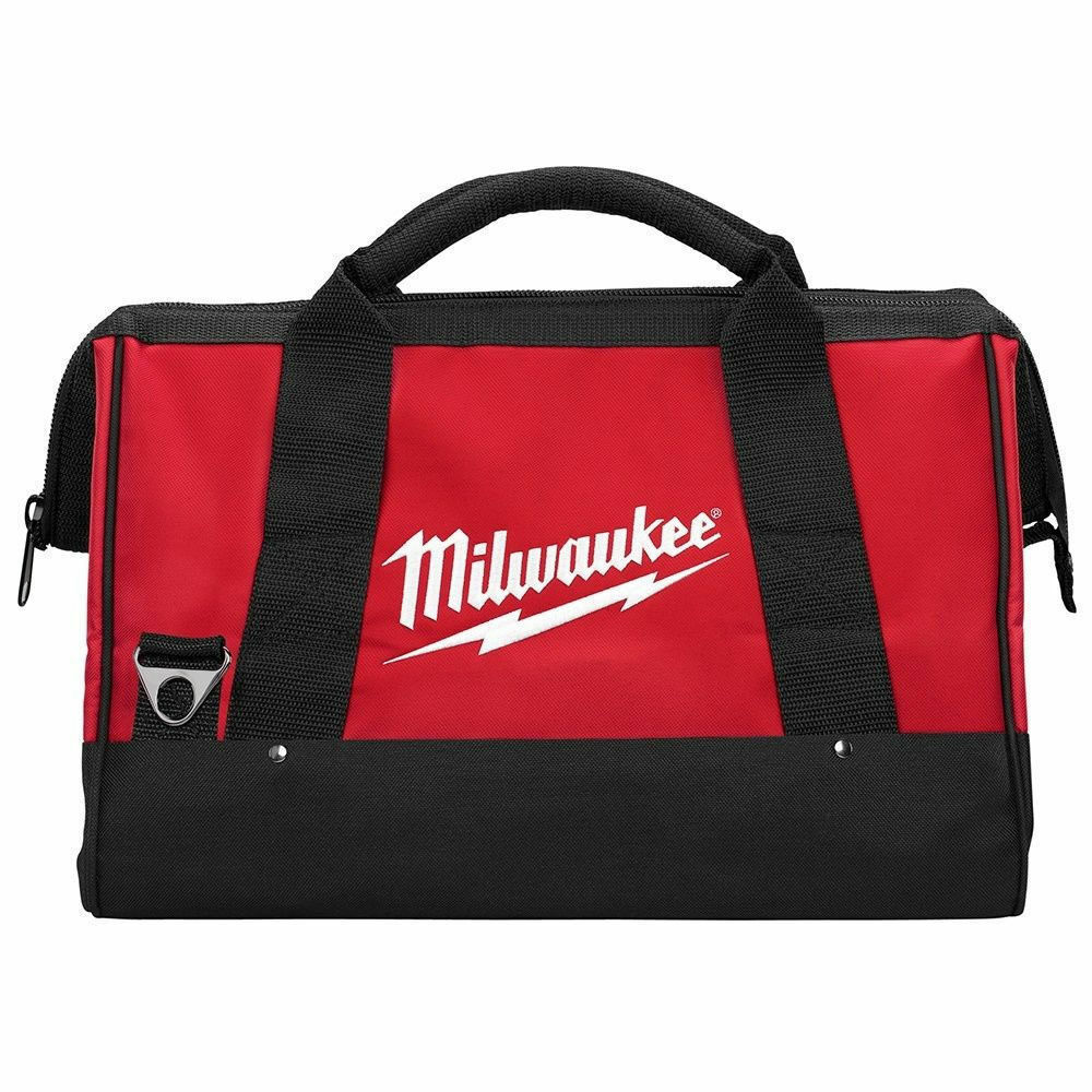 2 Brand New Medium Milwaukee Heavy Duty Contractors Bags 16 x 10 x 10(Inches)