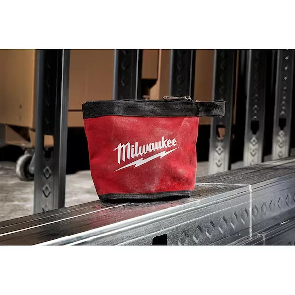 Milwaukee 14 in., 8 in. and 6 in. Multi-Size Zipper Tool Bags in Red (3-Pack)
