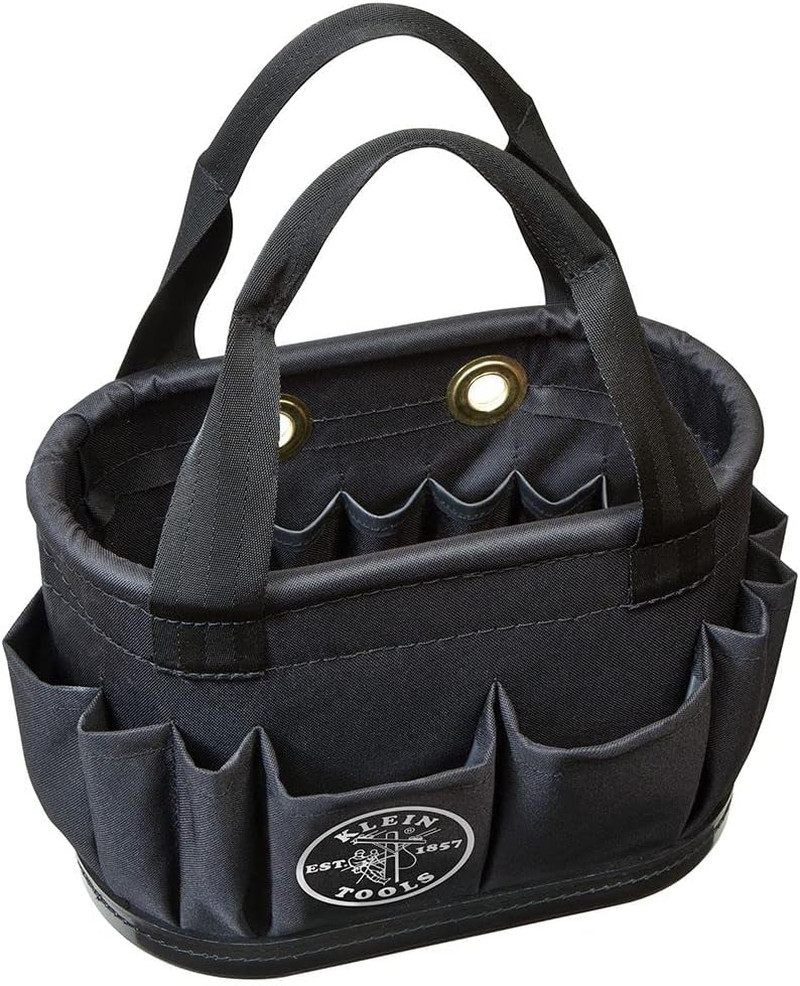 Durable Canvas Oval Tool Bucket Bundle – Versatile Storage Solution
