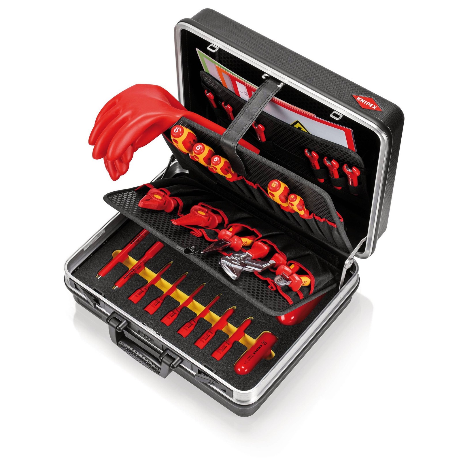 KNIPEX Electric Vehicle Tool Case VDE Tested Basic E-Mobility Kit 00 21 05