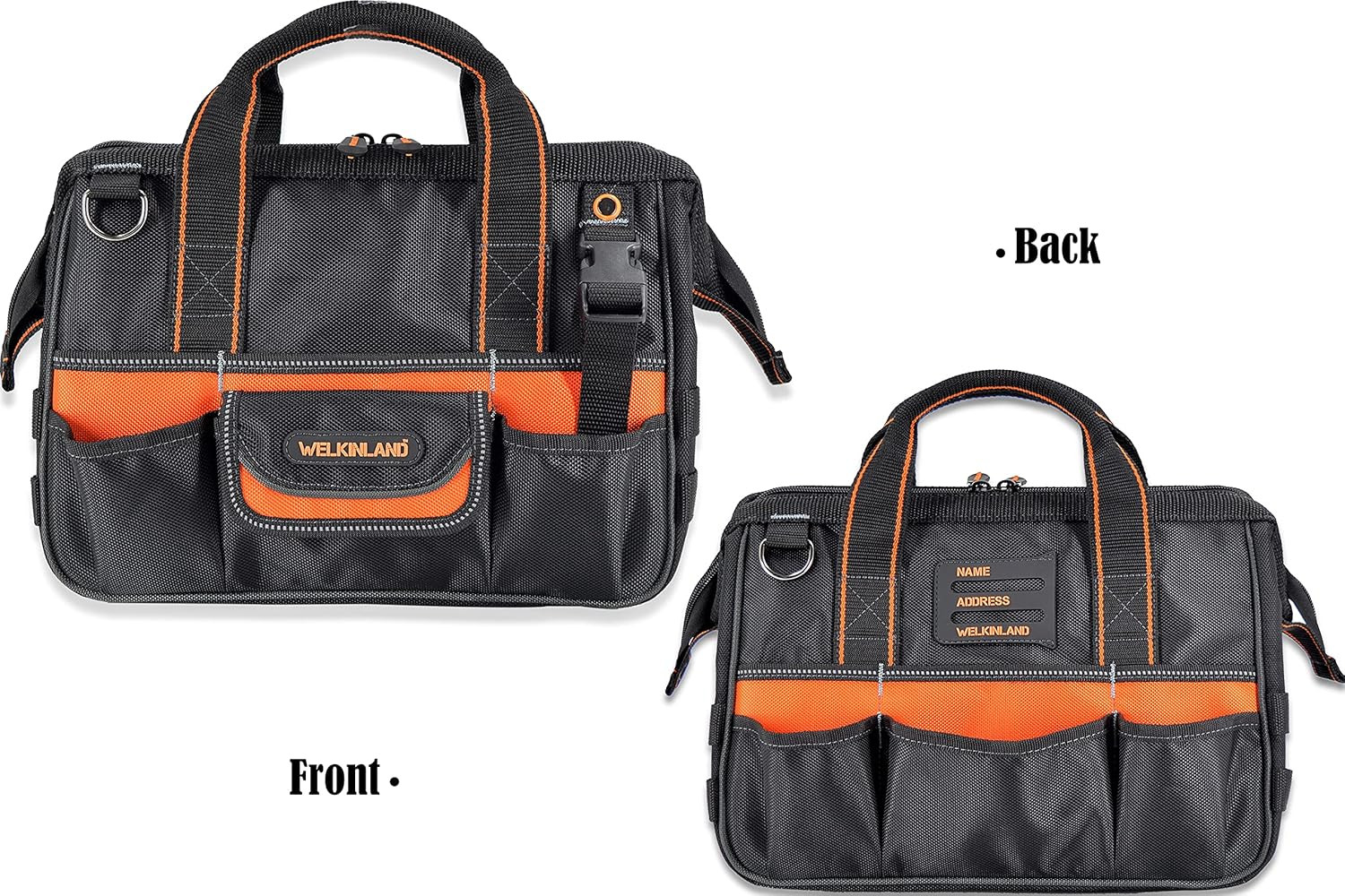 WELKINLAND 13-Inch Small Tool Carrier, Electrician’S Organizer, HVAC Tech’S Bag,