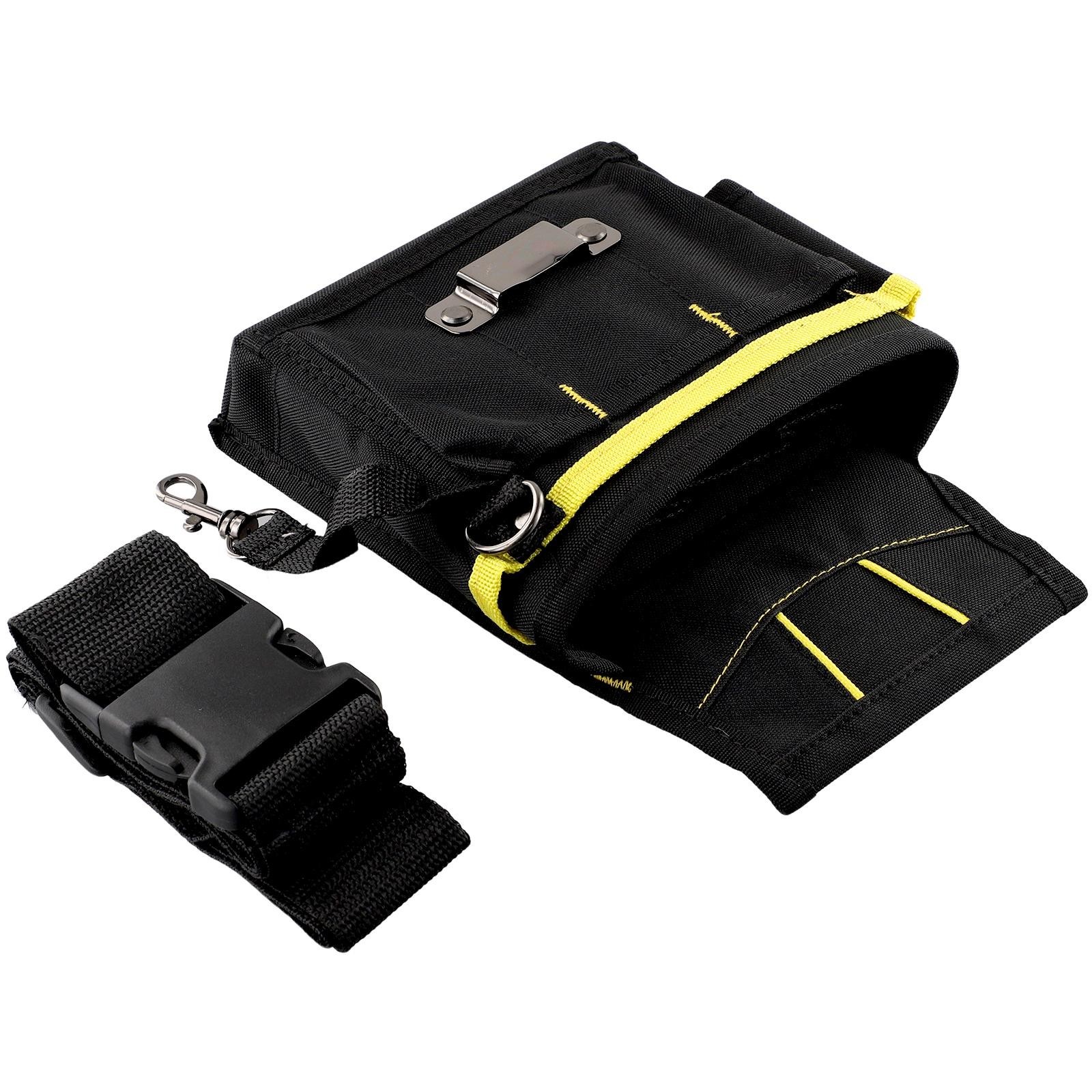 Brand New Tool Bag Waist Storage 600D Oxford Fabric Belt Tool Black Electrician