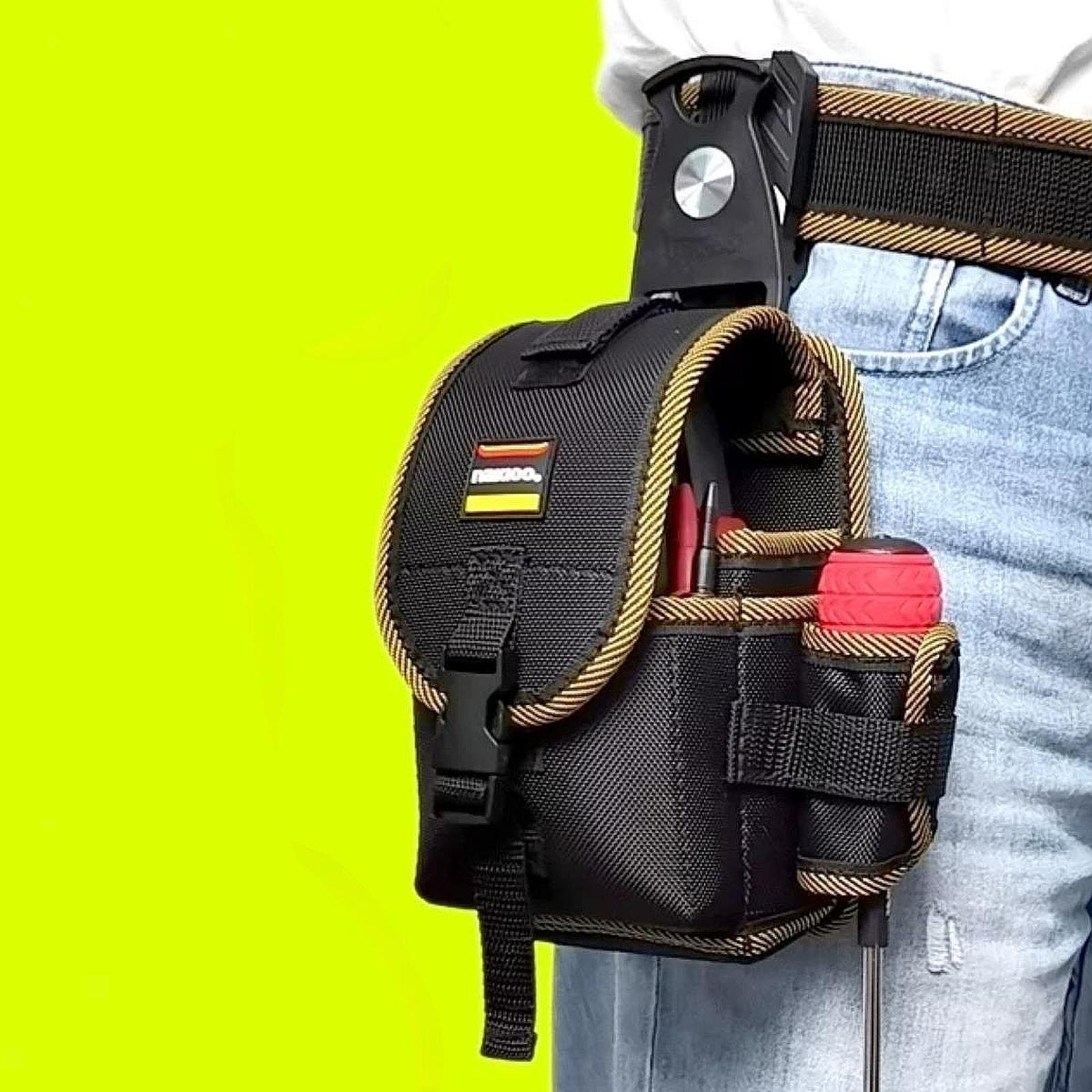 Rotatable Easily Clip Tool Pouch Belt Bag Oxford Cloth High Performance