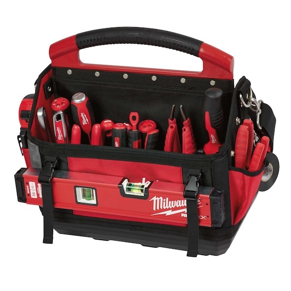 Milwaukee Tool 48-22-8315 Packout™ 15″ 32 Pocket Tear-Resistant Tool Tote