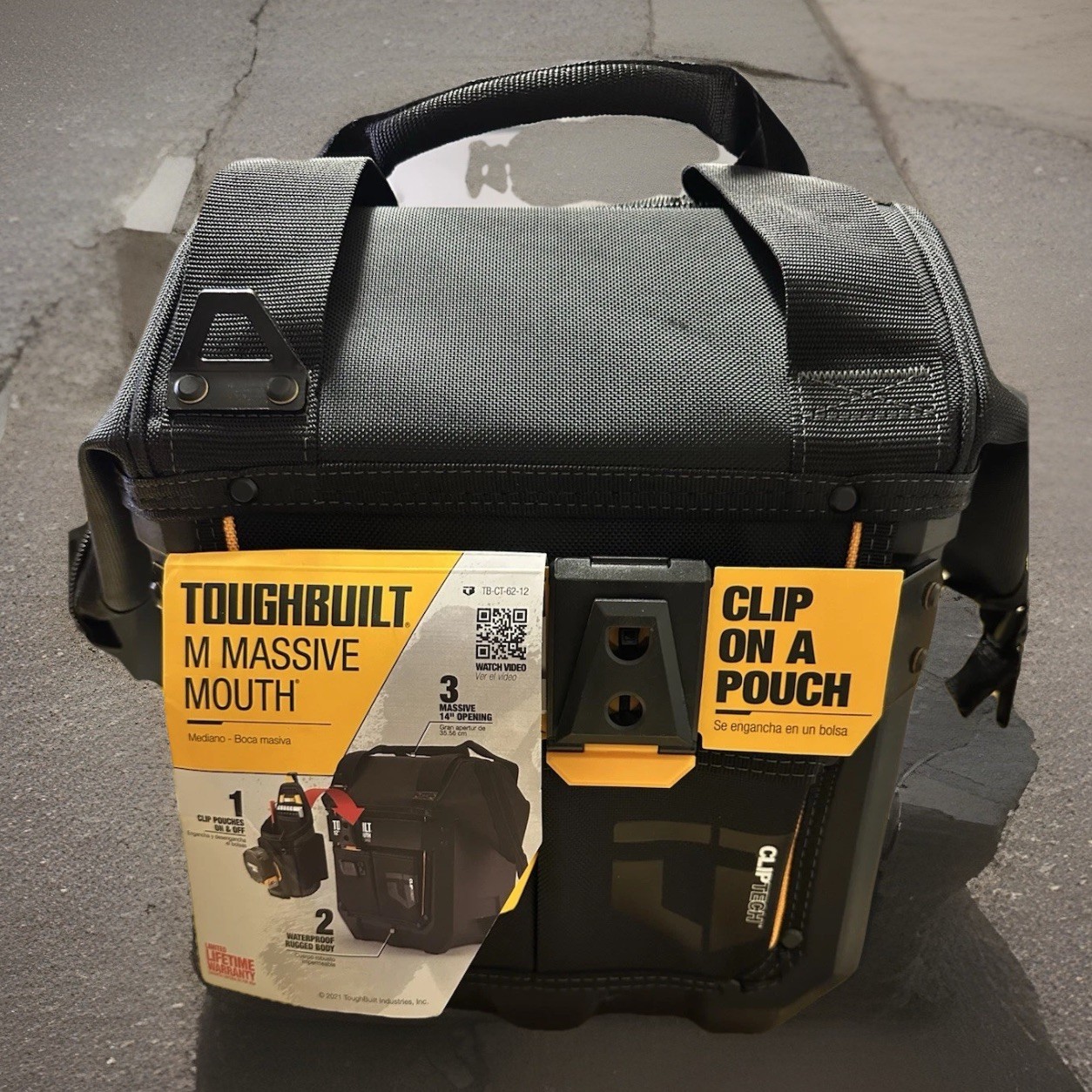 ToughBuilt® ClipTech 12″ Tool Bag Case M Massive Mouth