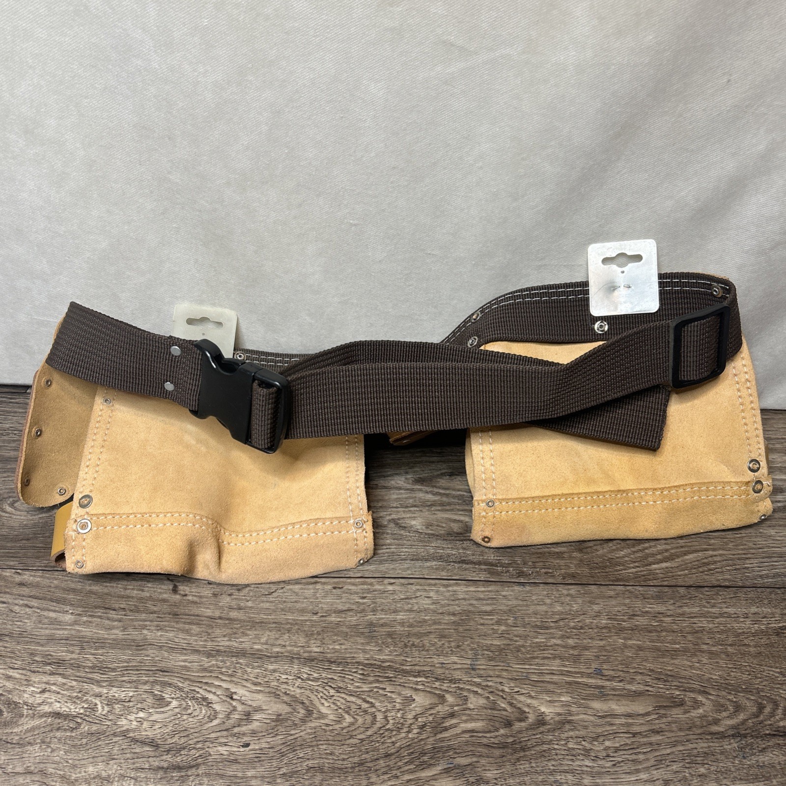 Voyager 10 Pocket Carpenter’s Tool Belt Split Leather 41313 Hammer Holder New