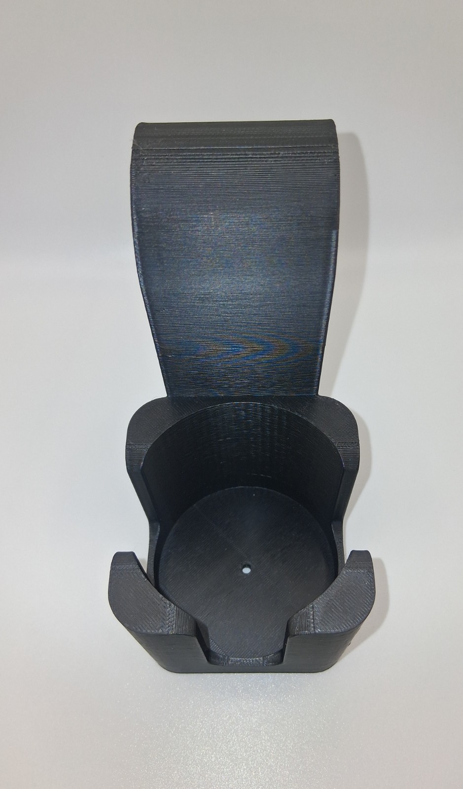 Tool Box Handle Can/Bottle Holder/Hanger with Adjustable Foot for Stability.