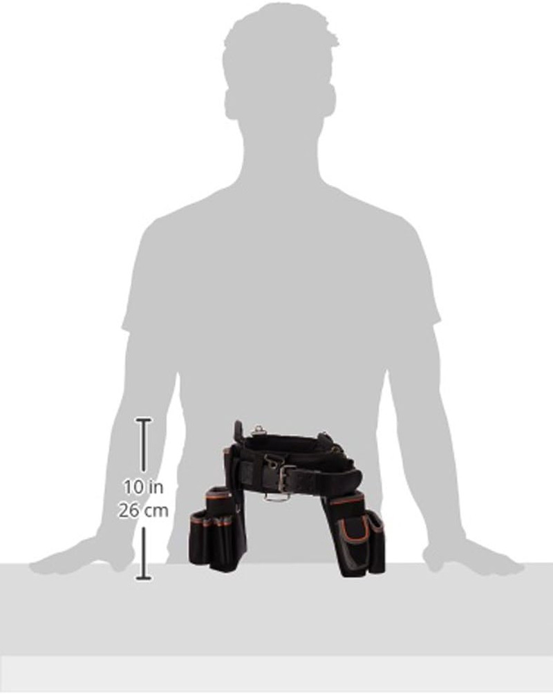 55428 Tradesman Pro Electrician’S Padded Tool Belt and Tool Pouch Combo for Long