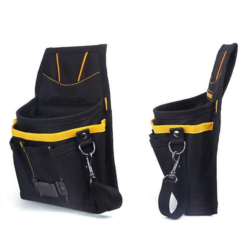 Brand New Tool Bag Waist Storage 600D Oxford Fabric Belt Tool Black Electrician