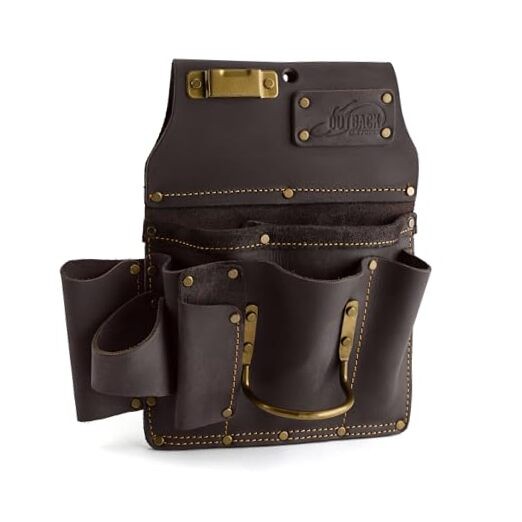 Tools Pro Oil-Tanned Leather Tool Pouch Set – Heavy-Duty Tool Belt Pouches