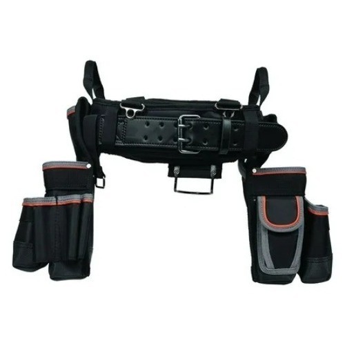 New KLEIN TOOLS 55428 Tradesman Pro Electrician Tool Belt Size L 26 Pocket Black