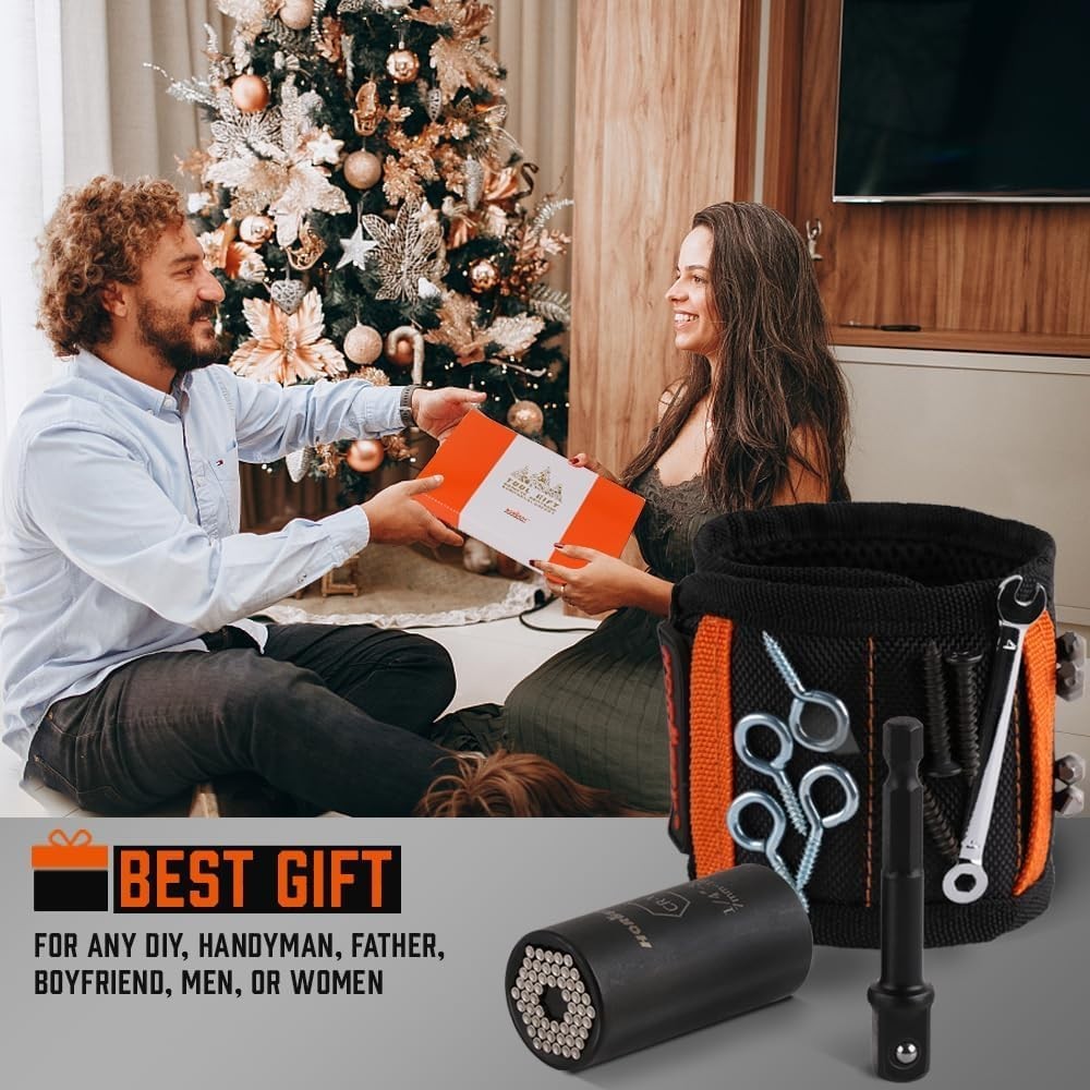 Magnetic Wristband & Universal Socket Set – Your Ultimate DIY & Tool Companion