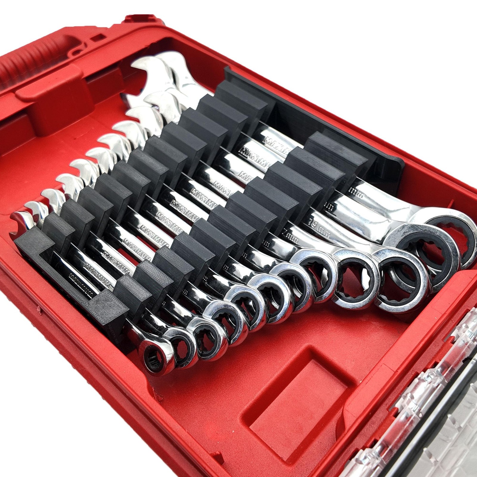 TidyTool Wrench Organizer Insert for Milwaukee Packout Slim Case AirTag