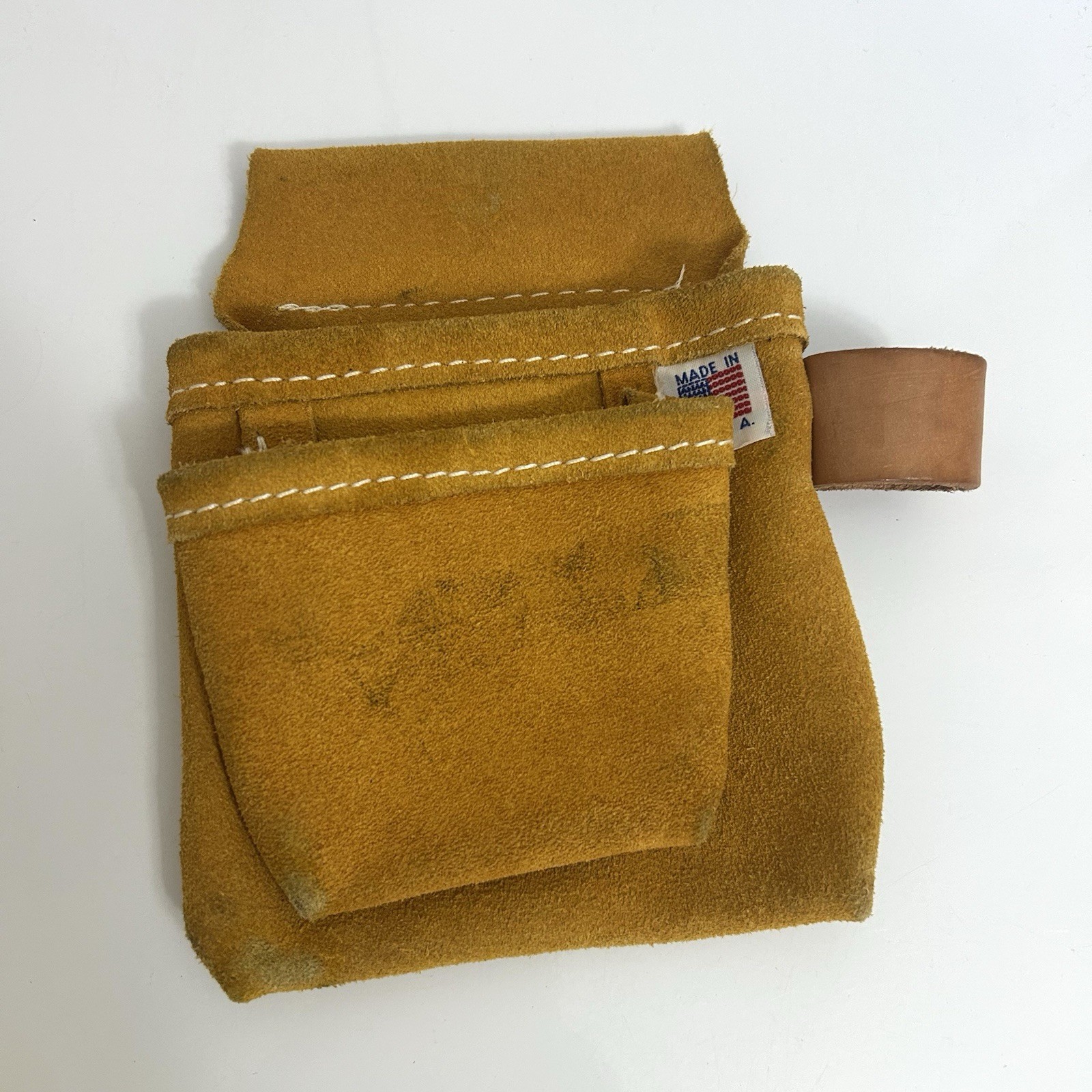American Leather Craft Professional Tool & Nail Belt Pouch Made in USA