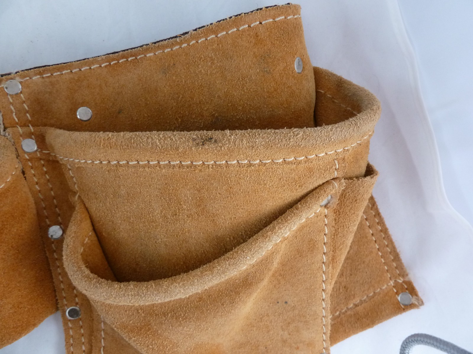 CLC Work Gear I427x Tool Apron, Tool Belt, golden tan Leather, 8 Pockets