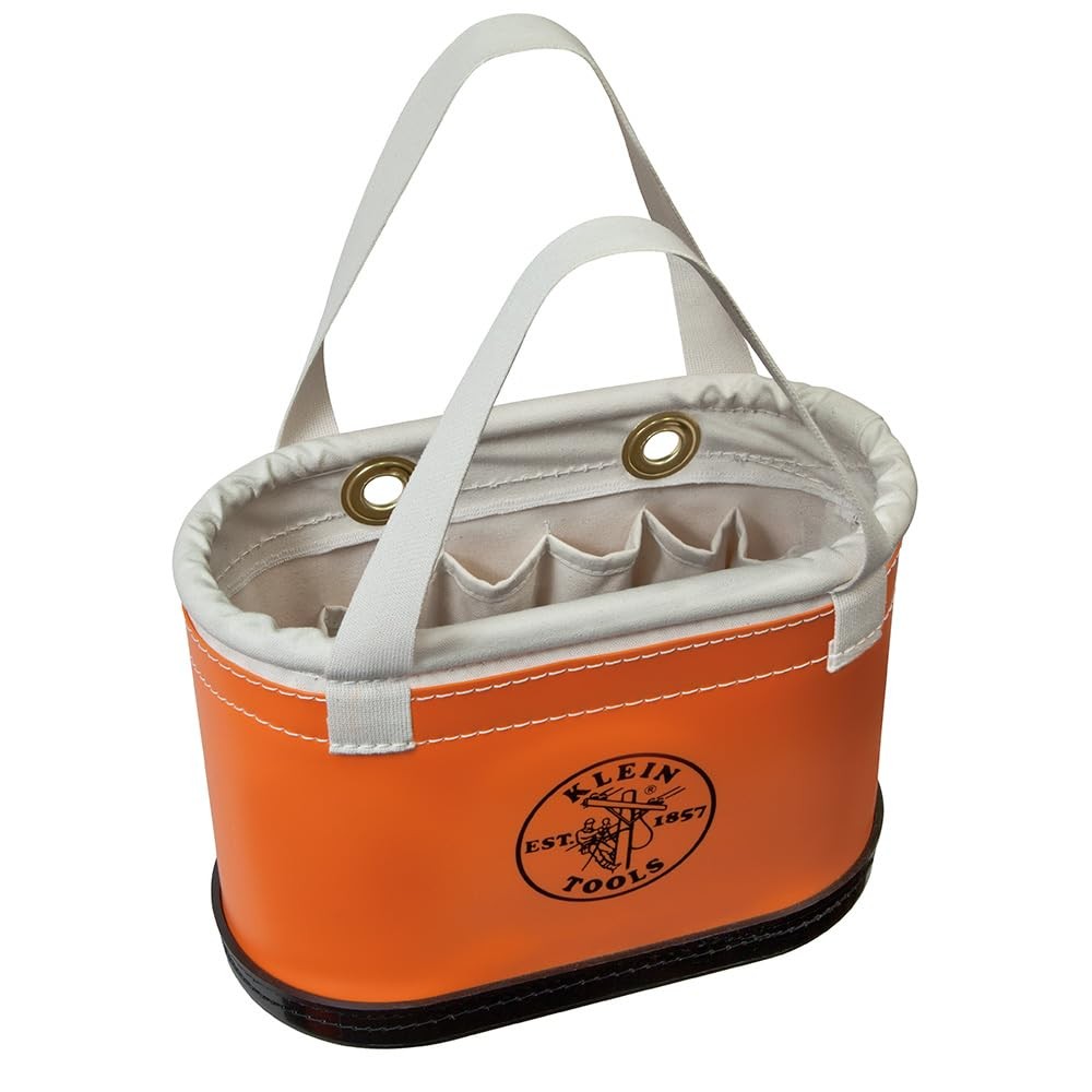 Klein Tools 5144BHHB HardBody Bucket, Aerial Oval Tool Bucket, NonConductive …