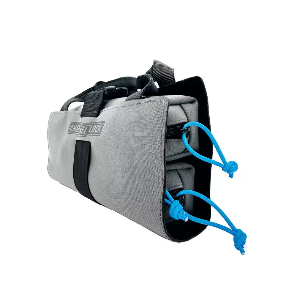10.5 In. PRO 2-Pouch Tool Roll System Grey Fused with Black