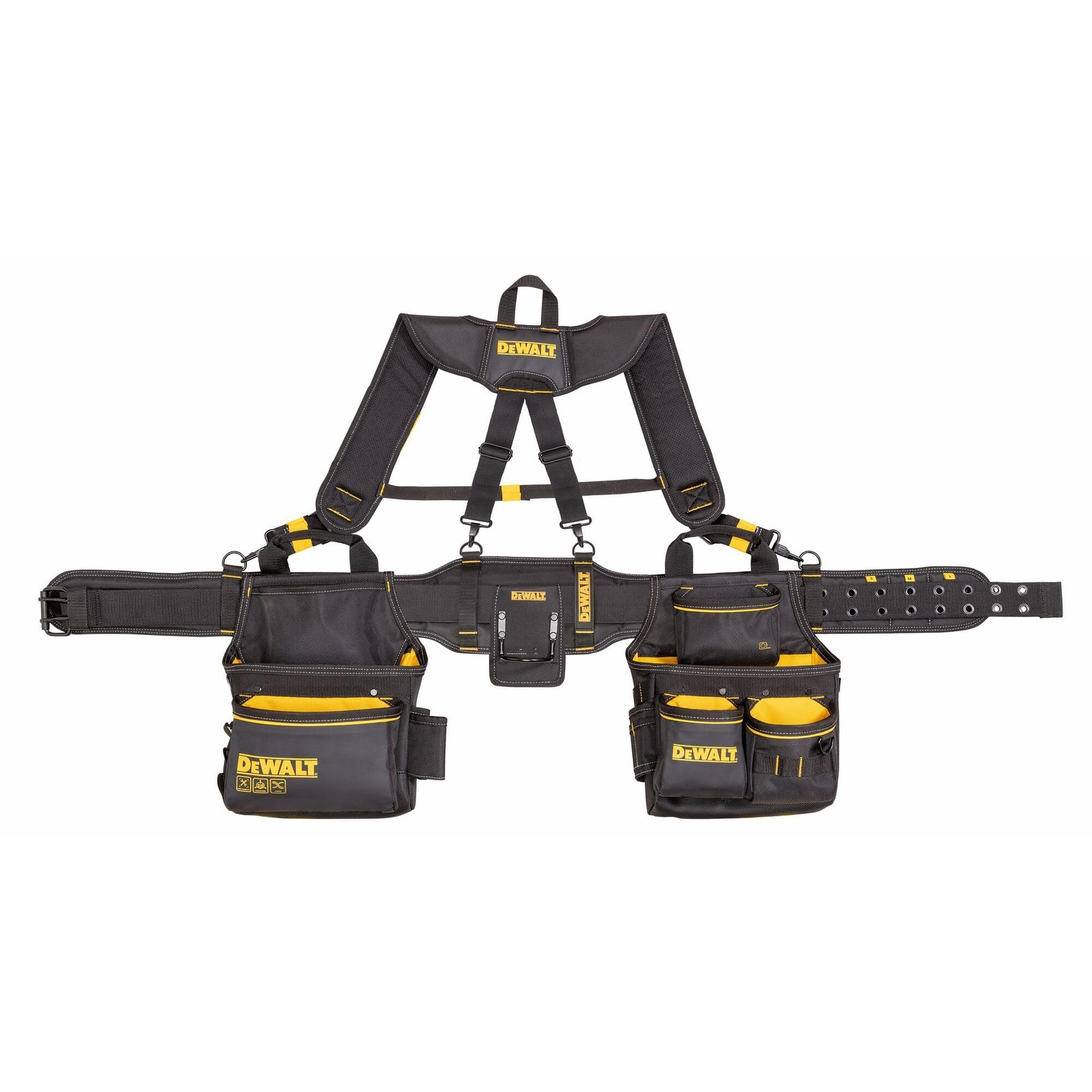 DEWALT Professional Tool Belt Organizer With Suspenders and 25 Pockets, Heavy…
