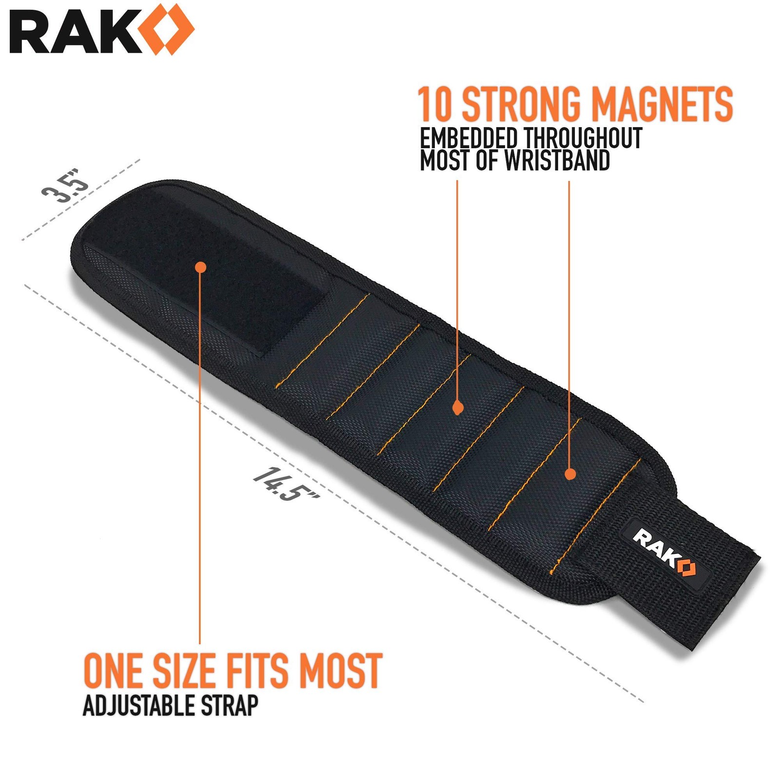 Magnetic Wristband for Tools Premium Tool Belt for Holding Screws Nails with…