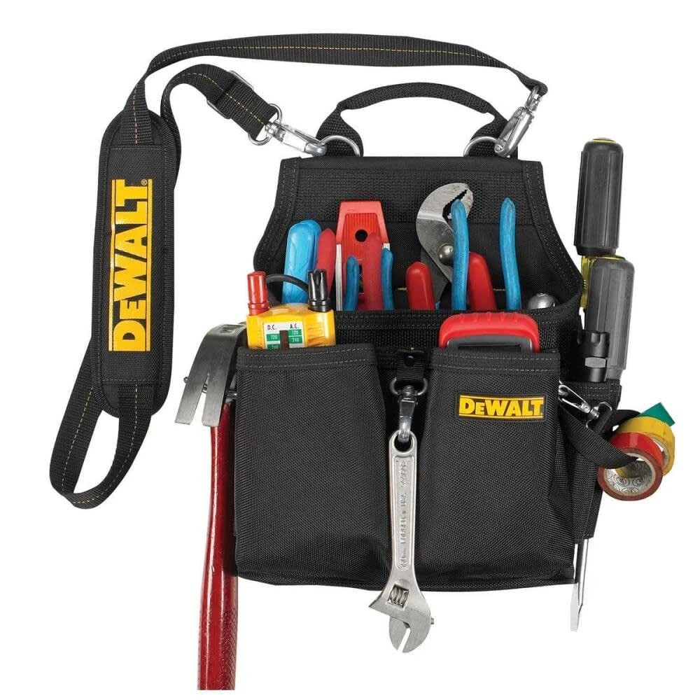DEWALT DG5680 Professional Electrician’s Tool Pouch Bag 14 Pocket Ballistic Poly