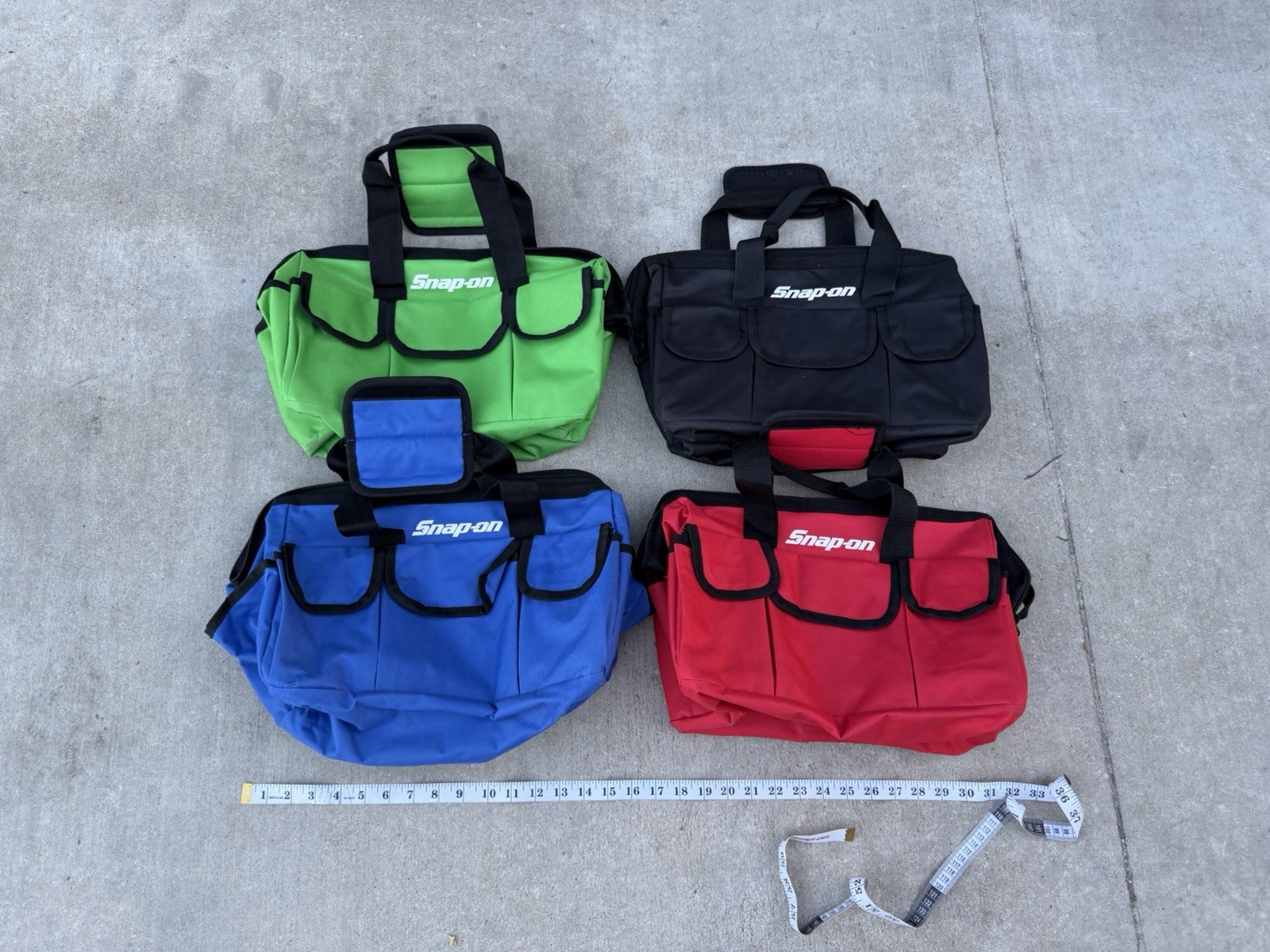 Snap On Tools Large Tool Bag Travel Carry Case Snap-On Racing Tool Black