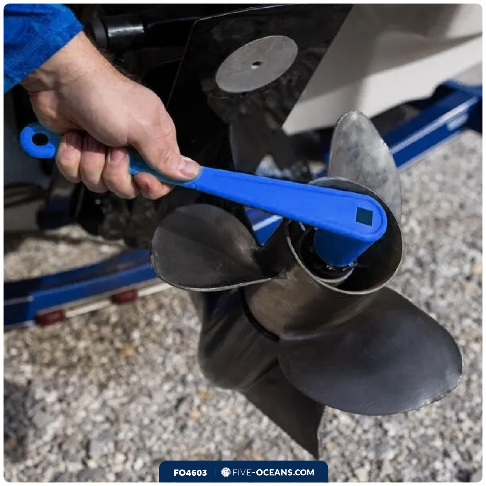 Five Oceans Prop Wrench Floating Propeller Wrench 1 1/16 Inches Nuts For