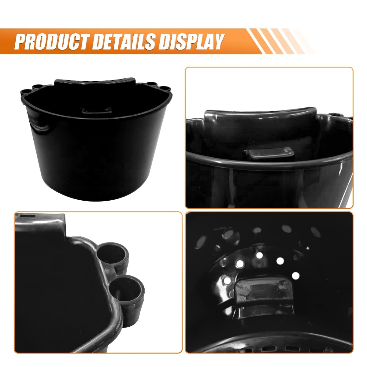 Car Detailing Bucket Organizer, Multipurpose Auto Hanging Cleaning Tool Organ…