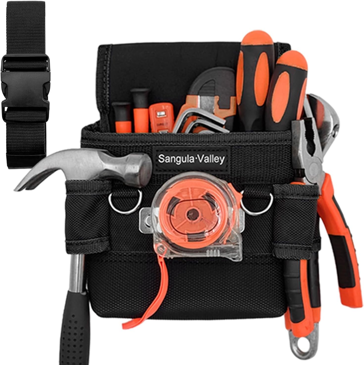 Tool Pouch,Professional Electrician Pouch, Multi-Pocket Belt Organizer,Suitable