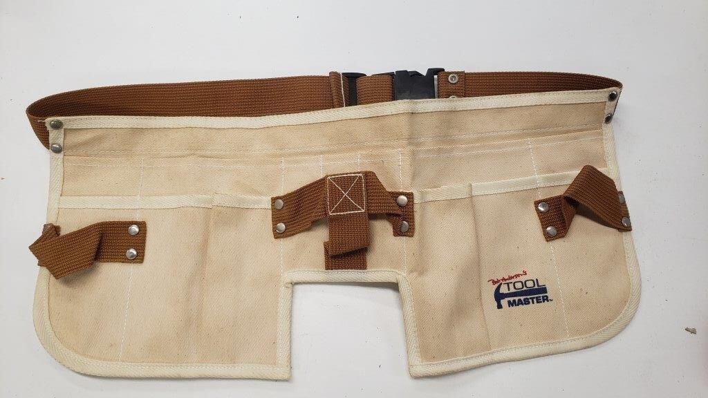 Working Tool Belt – 100% Cotton Canvas Bob Anderson’s Master Tool Belt