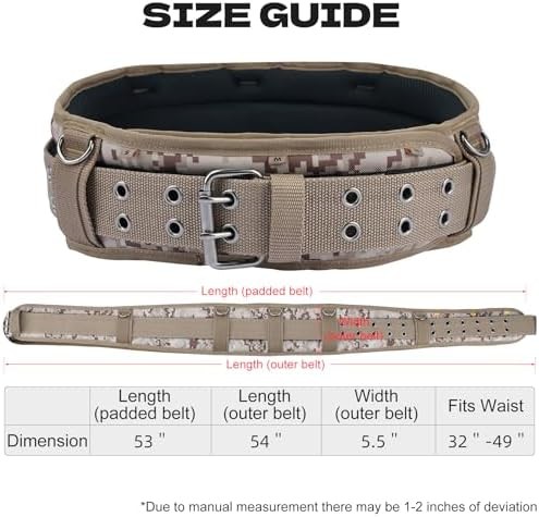 Camo Tool Belt with Suspenders Camouflage Tool Pouch Supenders Framers Combo Apr