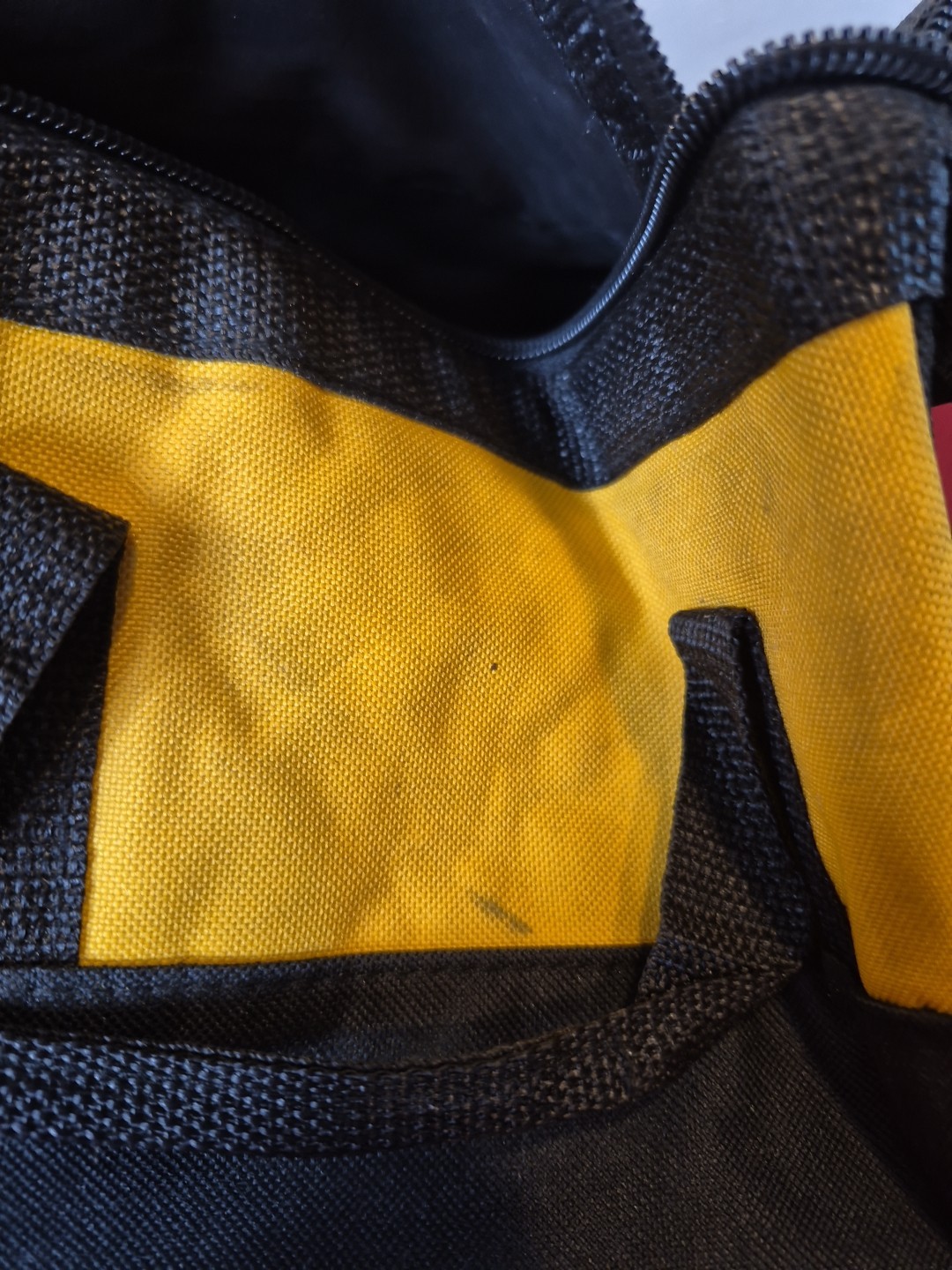 Dewalt Yellow And Black Zipper Bag