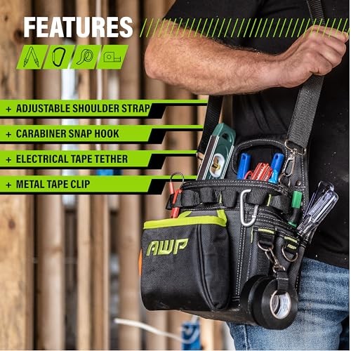 Tool Pouch, Electrician Tool Pouch, Premium, 1 Pack Portable Tool Box