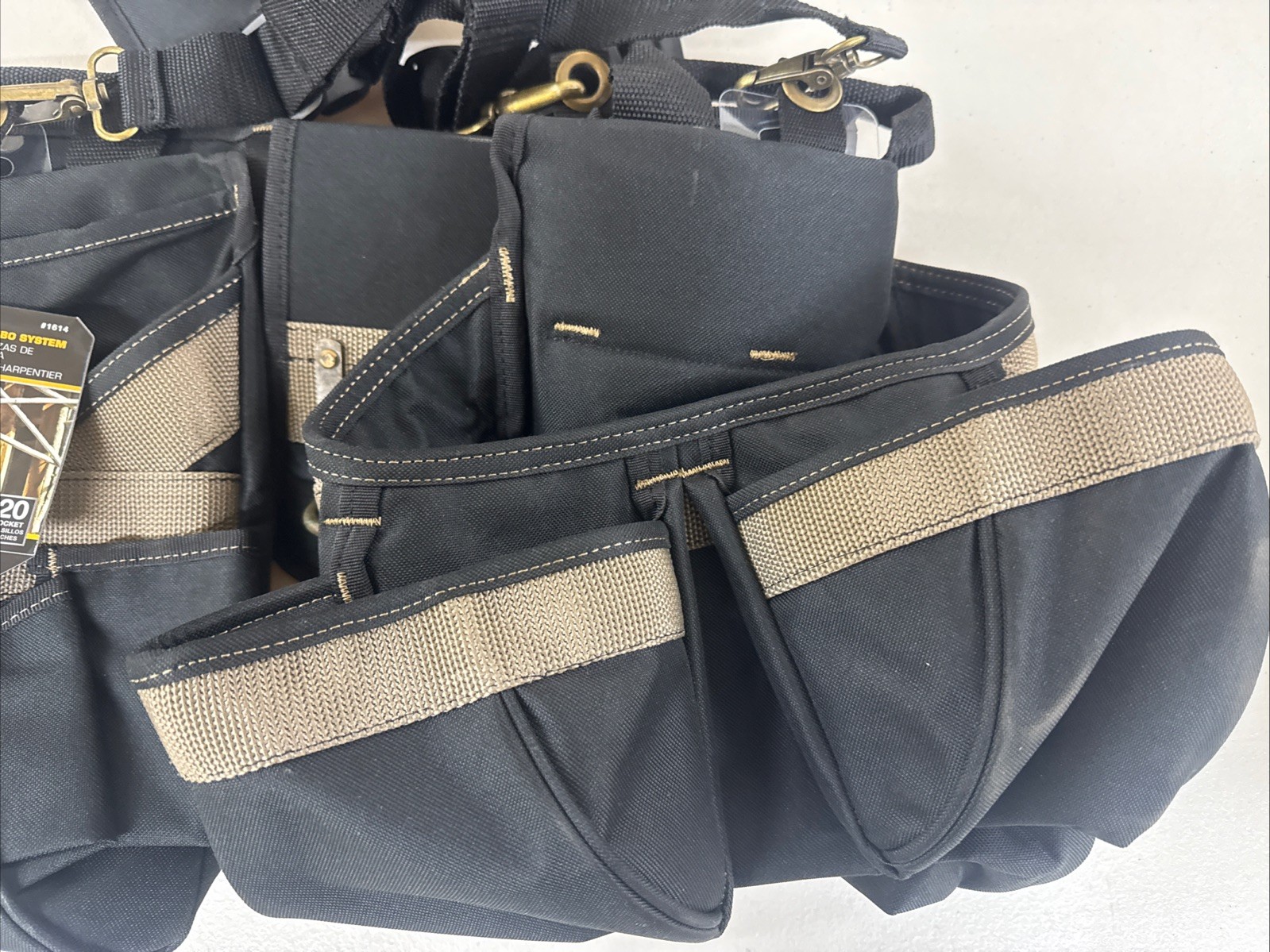 CLC Toolworks 1614 5pc Framer Comfort Lift Combo Tool Belt 20 Pocket