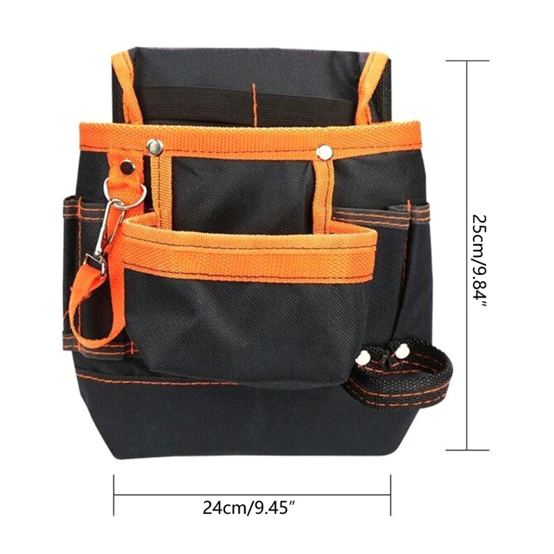 Hardware Tool Pouch Waist Bag Electrician Belt Bag 600D Oxford Cloth Tool Bag