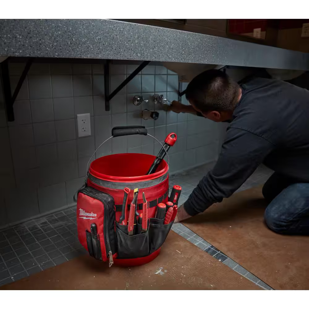 10 In. Bucket Organizer Tool Bag