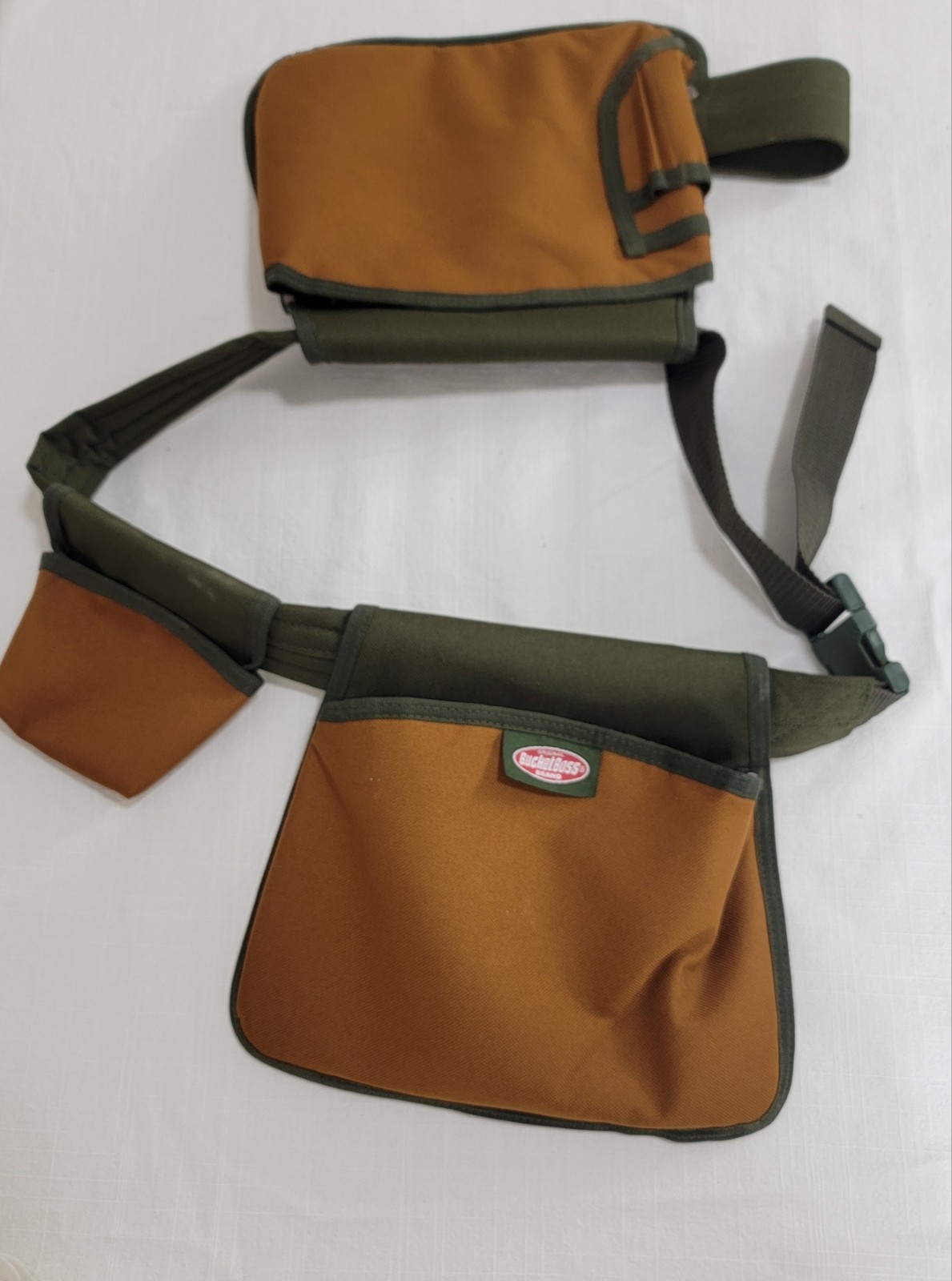 New Vintage Bucket Boss Fiskars Brand Handyman Tool Belt Pouch 90s Original NOS