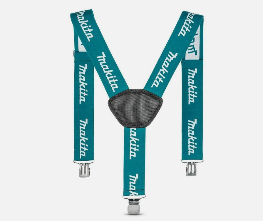 MAKITA ULTIMATE BRACES / SUSPENDERS – 50mm WIDE WITH METAL CLIPS E-05402 NEW