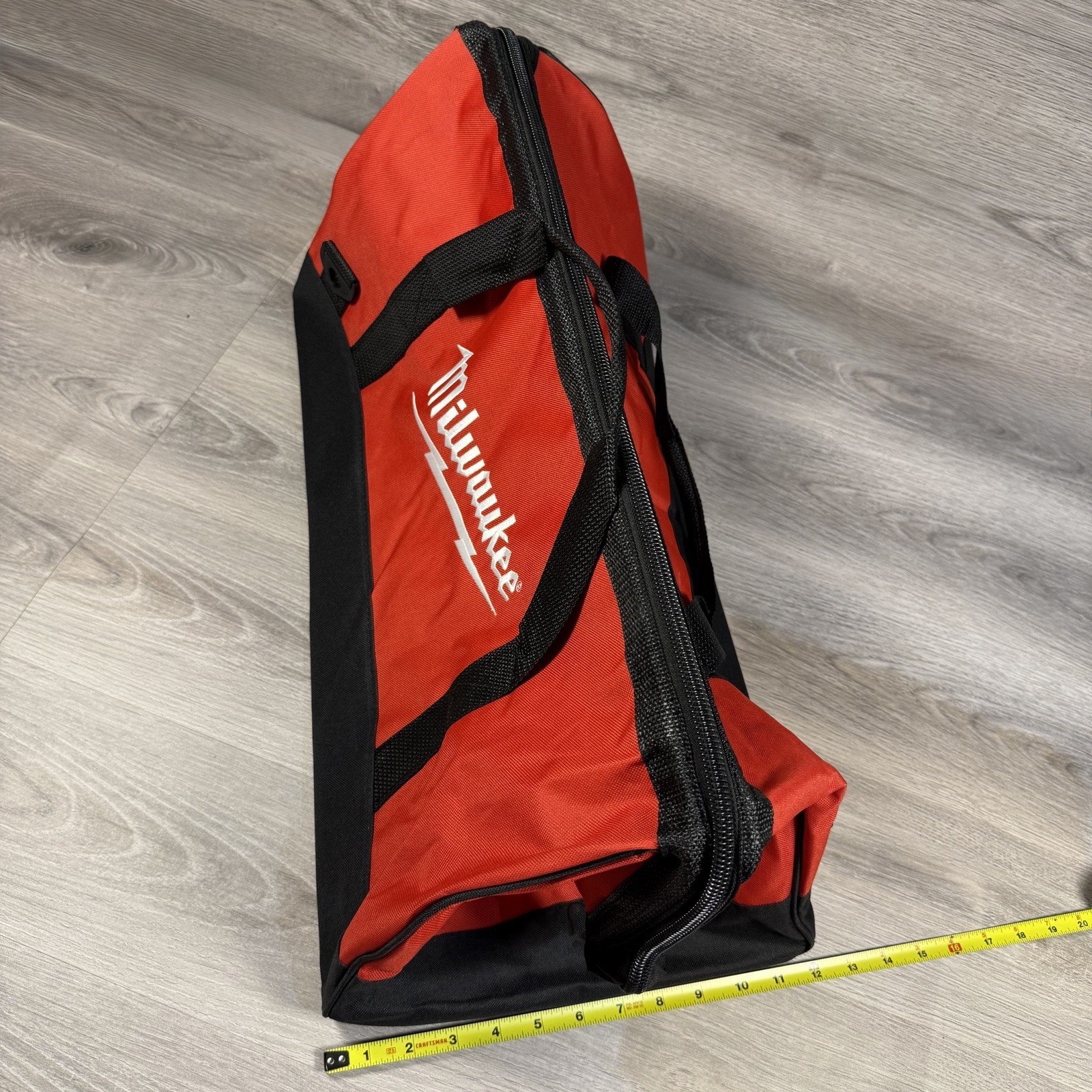Milwaukee Heavy-Duty Tool Bag Canvas Red 23 x 12 x 12 inch Brand New