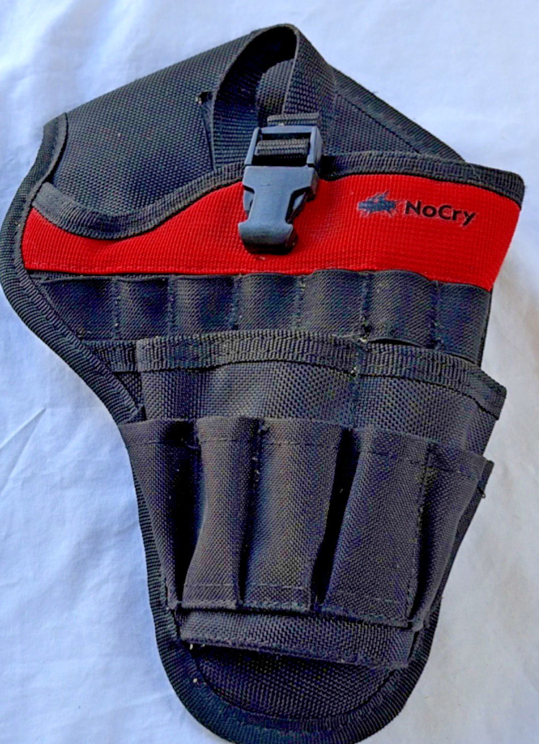NoCry Fast Draw Drill Holster Tool Holster Black Red Quick Release Buckle