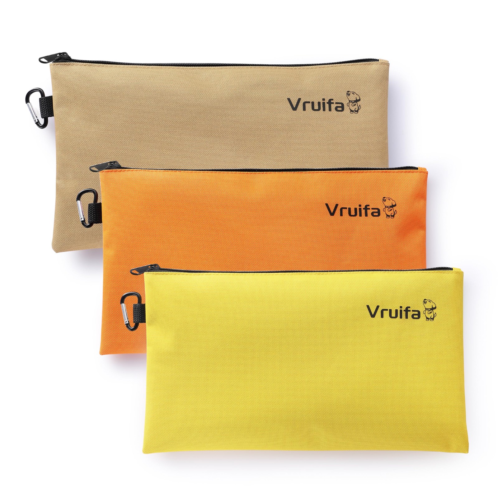 3PCS Tool Pouches with Zipper, Premium small Tool Bags, Waterproof Utility zi…