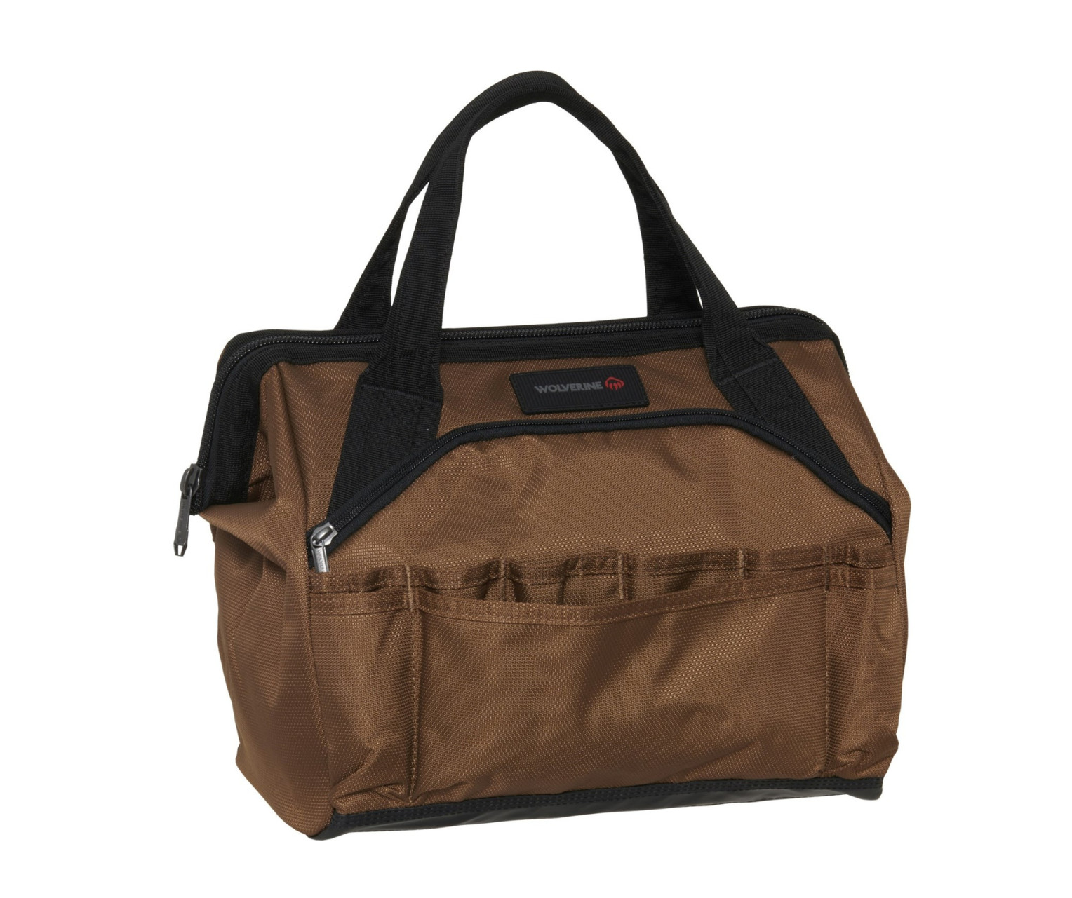 Wolverine 29-Pocket Tool Bag 15in Chestnut Heavy Duty Canvas Organizer
