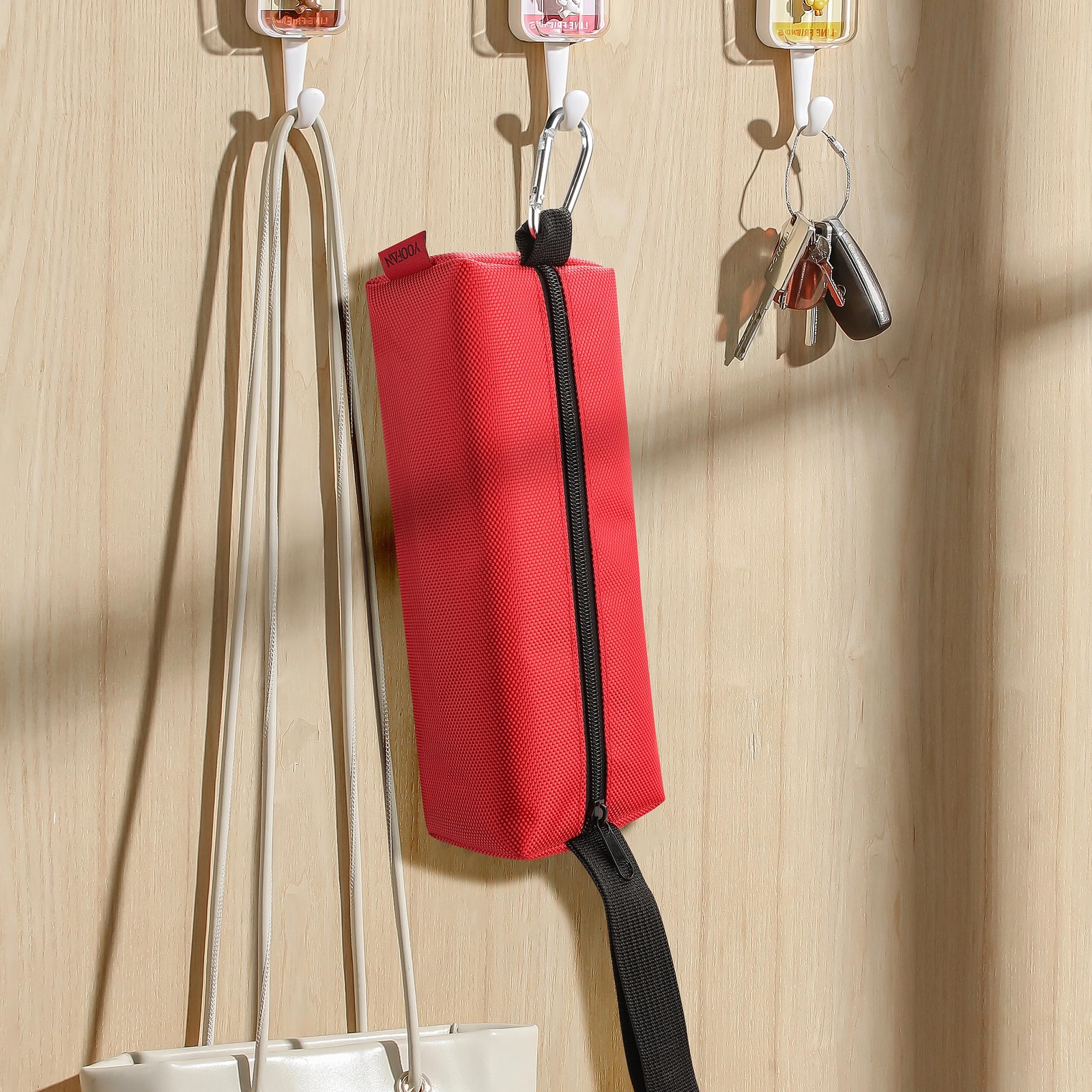 Tool Bags – 5 Packs of Heavy Duty Tool Pouches with Zipper, Made with 1680D O…