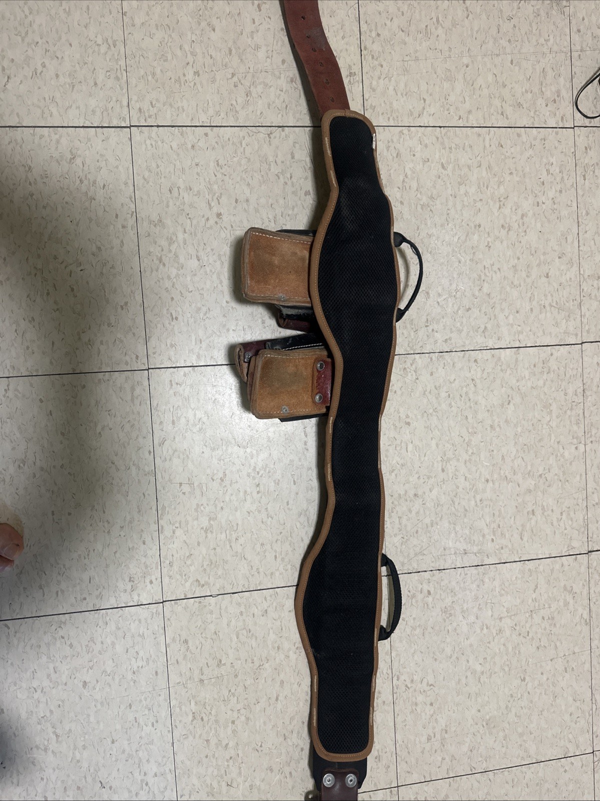 Occidental Leather Padded Toolbelt With Hammer Holder & Tape Holder