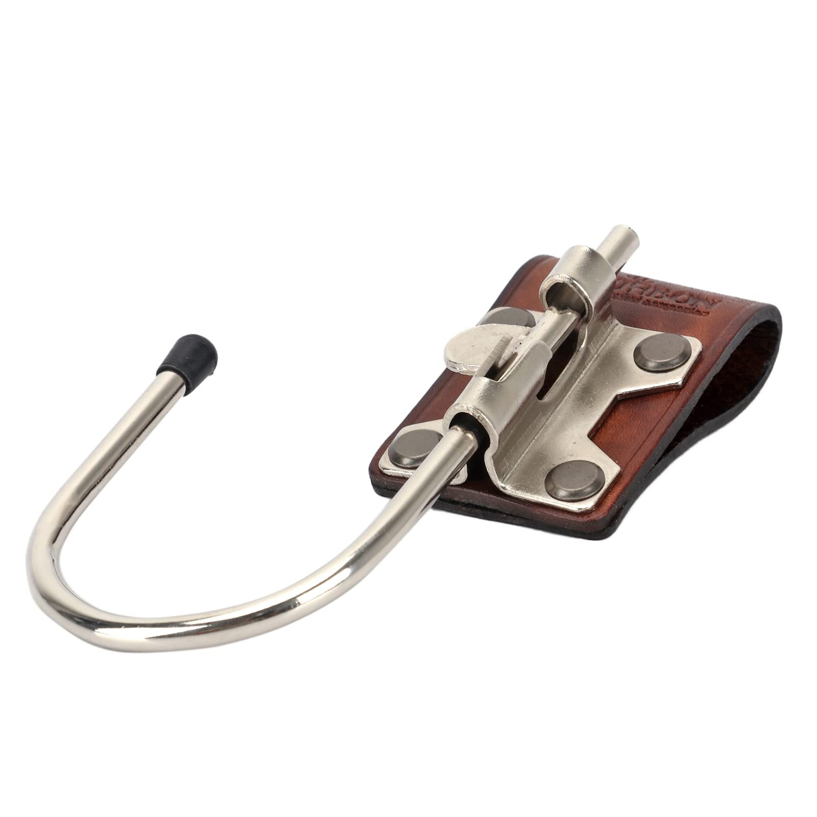 Leather Steel Float Drill J Hook Belt Electrician Tools Holster-Pack of 2