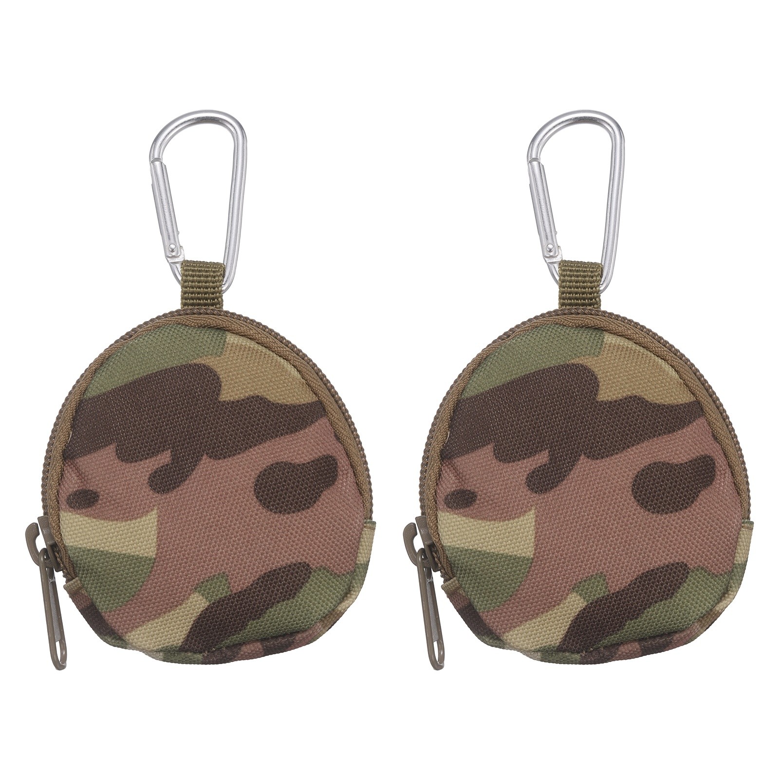Small Admin Pouch, Mini Pouch Keychain Storage 3.3″x2.6″ & Camouflage & 2Pcs