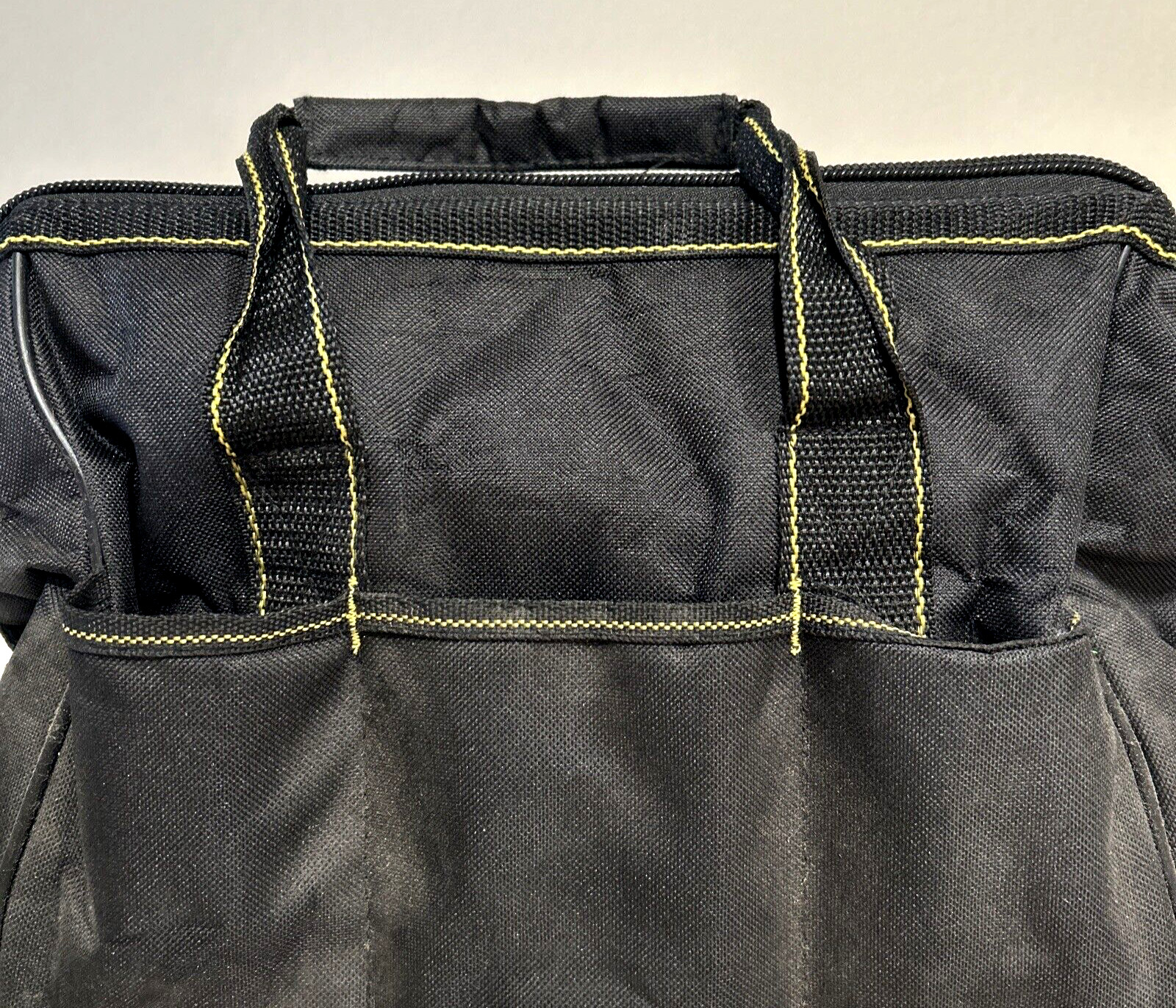 Voyager 12” Portable Tool Bag HANDY SIZE 15 Inside & 6 Outside Pockets BLACK ZIP